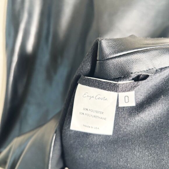 Enza Costa Black Pencil Skirt - Picture 3 of 6